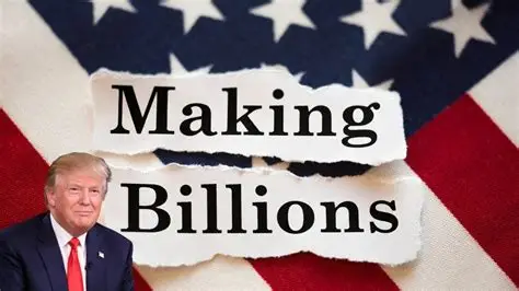 No…other countries are not “gifting” Trump with billions of dollars.